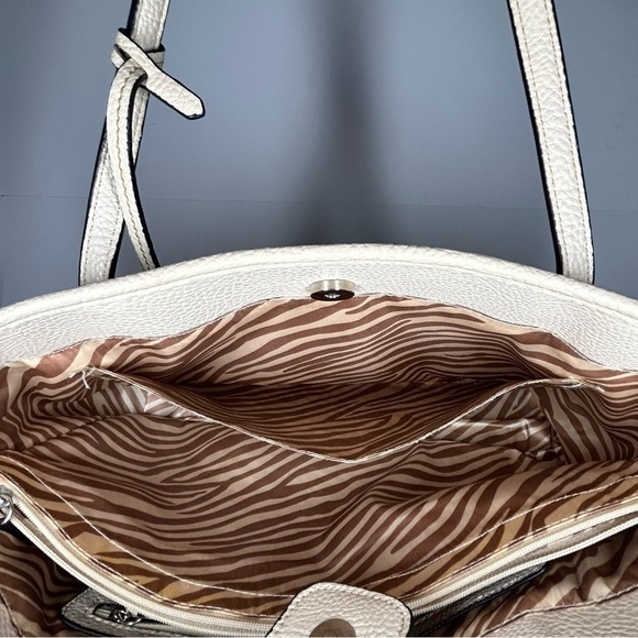 Dana Buchman floral leather tote - Picture 4 of 5